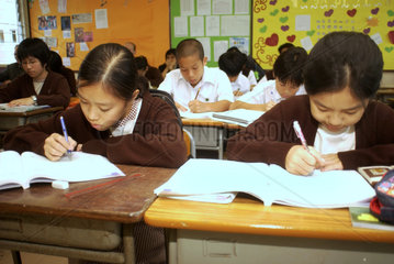 Matheunterricht in Hongkong