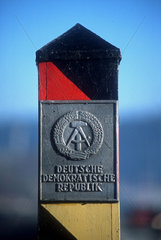 DDR-Grenzpfosten