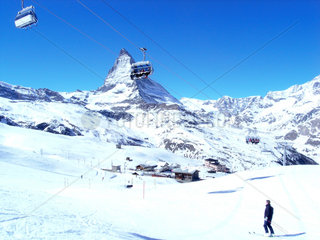 Schweizer Alpen bei Zermatt