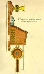 fruehes Telefon von Mix & Genest  Illustration  1900
