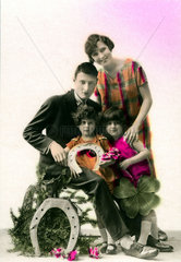 Familie Hufeisen Glueck  1910