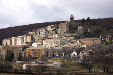 The village of Banon in Provence France