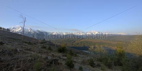 View from the White Tatras from Gorkow Wierch Slovakia