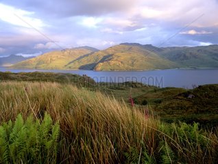 Loch Hourn and Knoydart peninsula Scottish Highlands