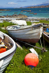 Fishing boats - Iona Island Inner Hebrides Scotland