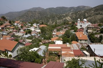 Pedoulas Dorf im Troodos Mountains Zypern