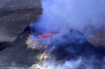 Eruption of the Piton of the Fournaise île de la Réunion