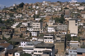 Residential hill of Manhuaçu Minas Gerais Brazil