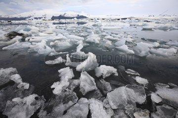 Glacier lake of Joekulsárlón Iceland