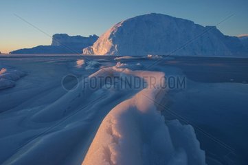 ice-floe in Terre Adelie Antarctic