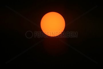 Fin du passage de Vénus devant le Soleil observé du Gard