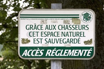 Panneau informatif Ain Rhône-Alpes France