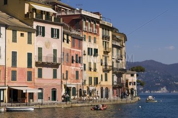 Portofino in Liguria on the Italian Ligurian Sea