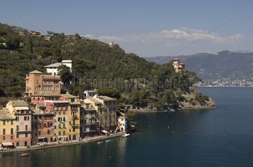 Portofino in Liguria on the Italian Ligurian Sea