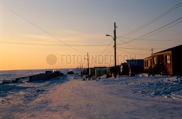 Village of Gjoa Haven on the island of King William Arctic