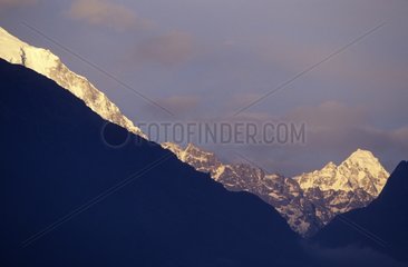 Mountain Landscape Langtang National Park Népal