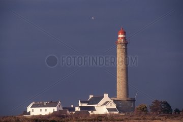Belle-île en Mer. Le phare de Bangor.