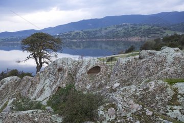 Lago del Coghinas Lake Sardinia Italy