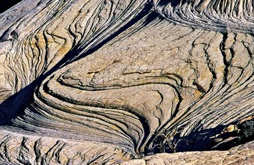 Zahlen in Navajo Sandsteinschichten Utah USA