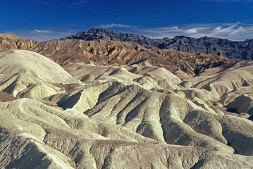 Arid landscape of the Death valley California USA