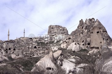 Cave houses in Cappadoce Turkey