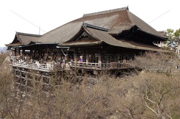The temple Kiyomizu-Dera at Kyoto Japan