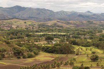 Landwirtschaftliche Landschaftszentrum der Insel Viti Levu Fidschi