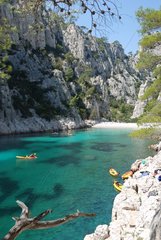 Sea Kayaking in Calanque d'En-Vau Mediterranean France