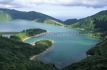 Lake of Fogo in San Miguel Island Azores
