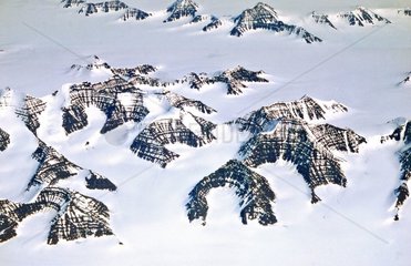 Luftaufnahme von Grönland