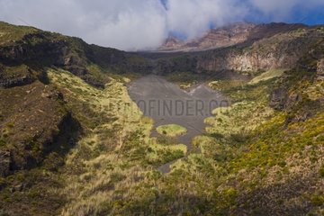 Volcanic landscape on the island of Stromboli