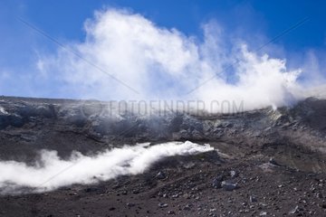 The volcano of Etna in the Province of Catane Sicile