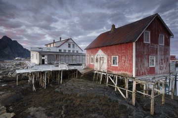 Houses on pilotis Norway