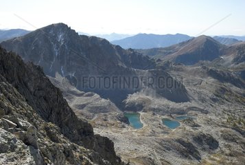 Anblick des Fremamorte -Sees vom Fremamorte -Gipfel