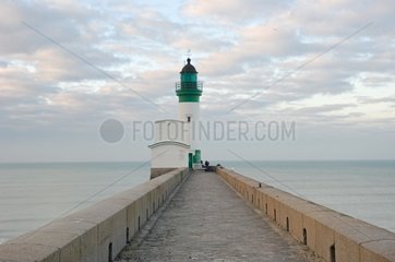 Tréport lighthouse Seine-Maritime France