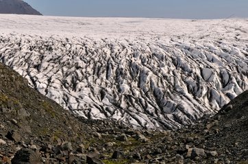 Glacier in Skalafellsjoekull to Borgarhoefn Iceland