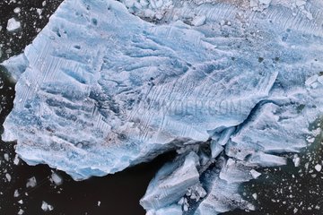 Iceberg on the glacial lake Jokulsarlon in Iceland