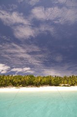 Tropical beach and lagoon New Caledonia