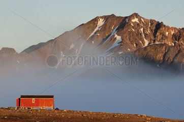 Hunting cabin in Cape Hoegh Greenland