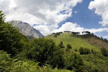 Dec de Lhurs mountain in Pyrenees - France