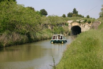 Canal du Midi et tunnel du Malpas Hérault