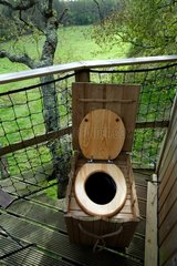 Pit toilets House ecological France
