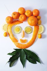 Stylized human face based citrus