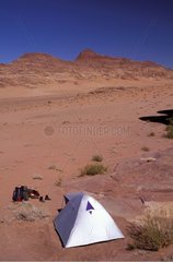 Camp-site in Wadi Rum Jordan