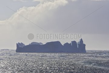 Drifting iceberg Antarctica
