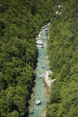 The Tara River in Montenegro