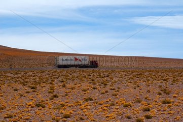 Road Paso de Jama to Argentina Atacama Chili