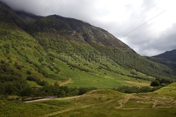 Landscape of the Scottish Highlands UK