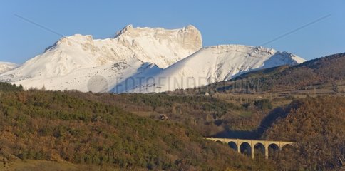 Region massive Pic de Bure in the Hautes-Alpes