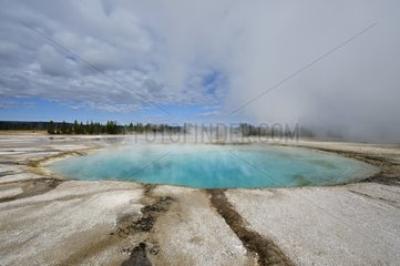 Turquoise Pool in the Yellowstone NP USA